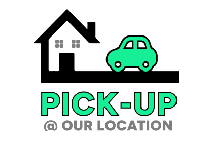 Pick up at our location