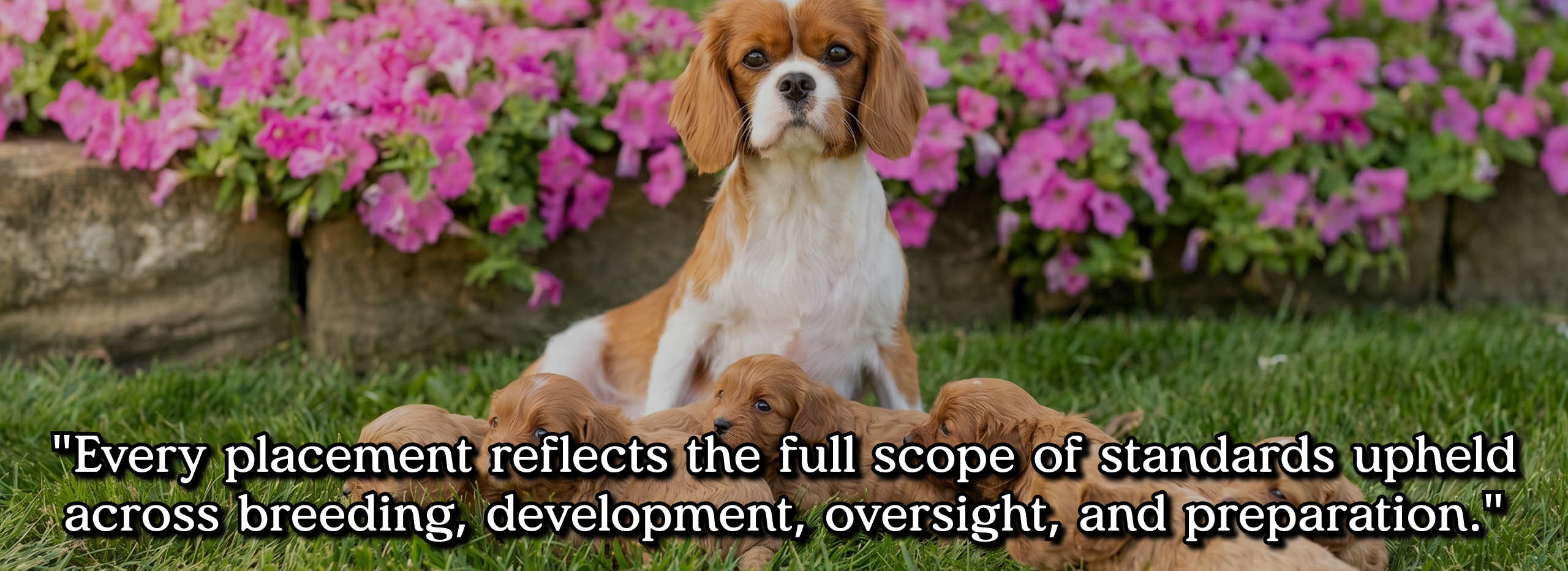 Every placement reflects the full scope of standards upheld across breeding, development, oversight, and preparation.