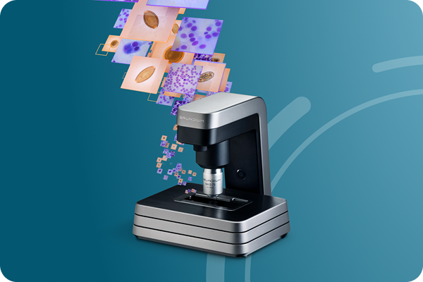 VetScan Imagyst device and diagnostic results
