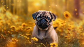 Cute Pug Purebred Pup