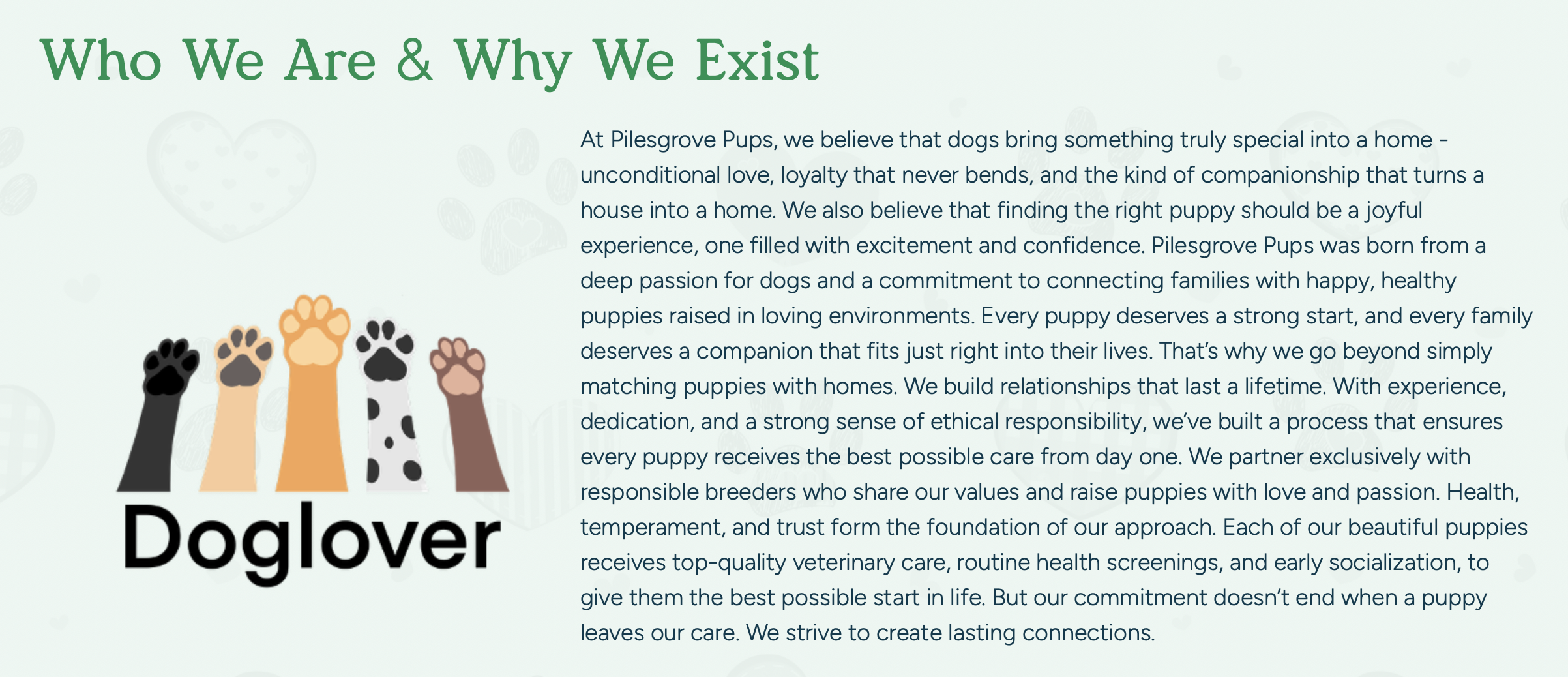 pilesgrove pups story