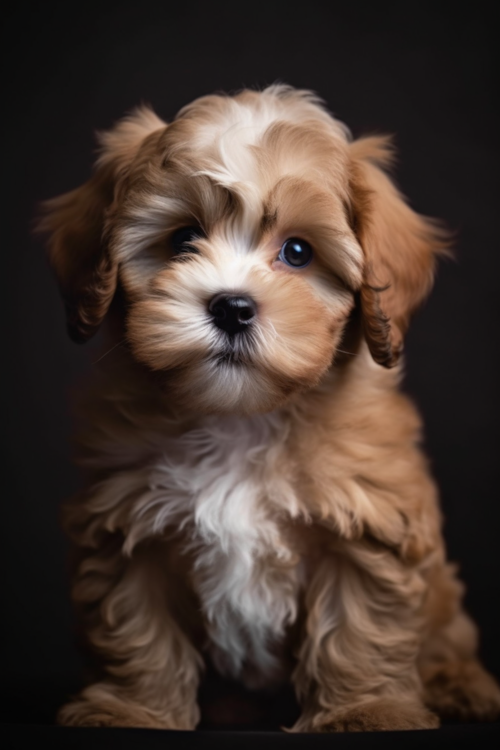 Cute Shih Poo Poodle Mix Pup