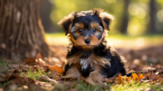 Cute Yorkie Doodle Poodle Mix Pup