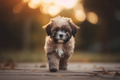 Cute Shih Poo Poodle Mix Pup