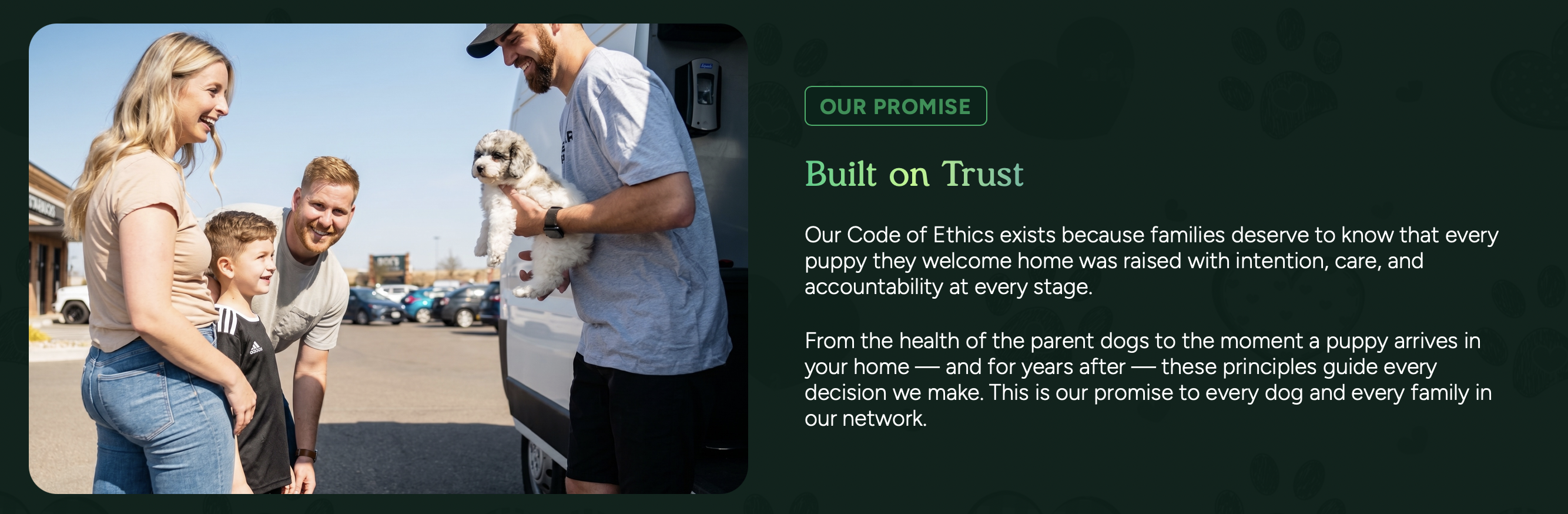 code of ethics at pilesgrove pups
