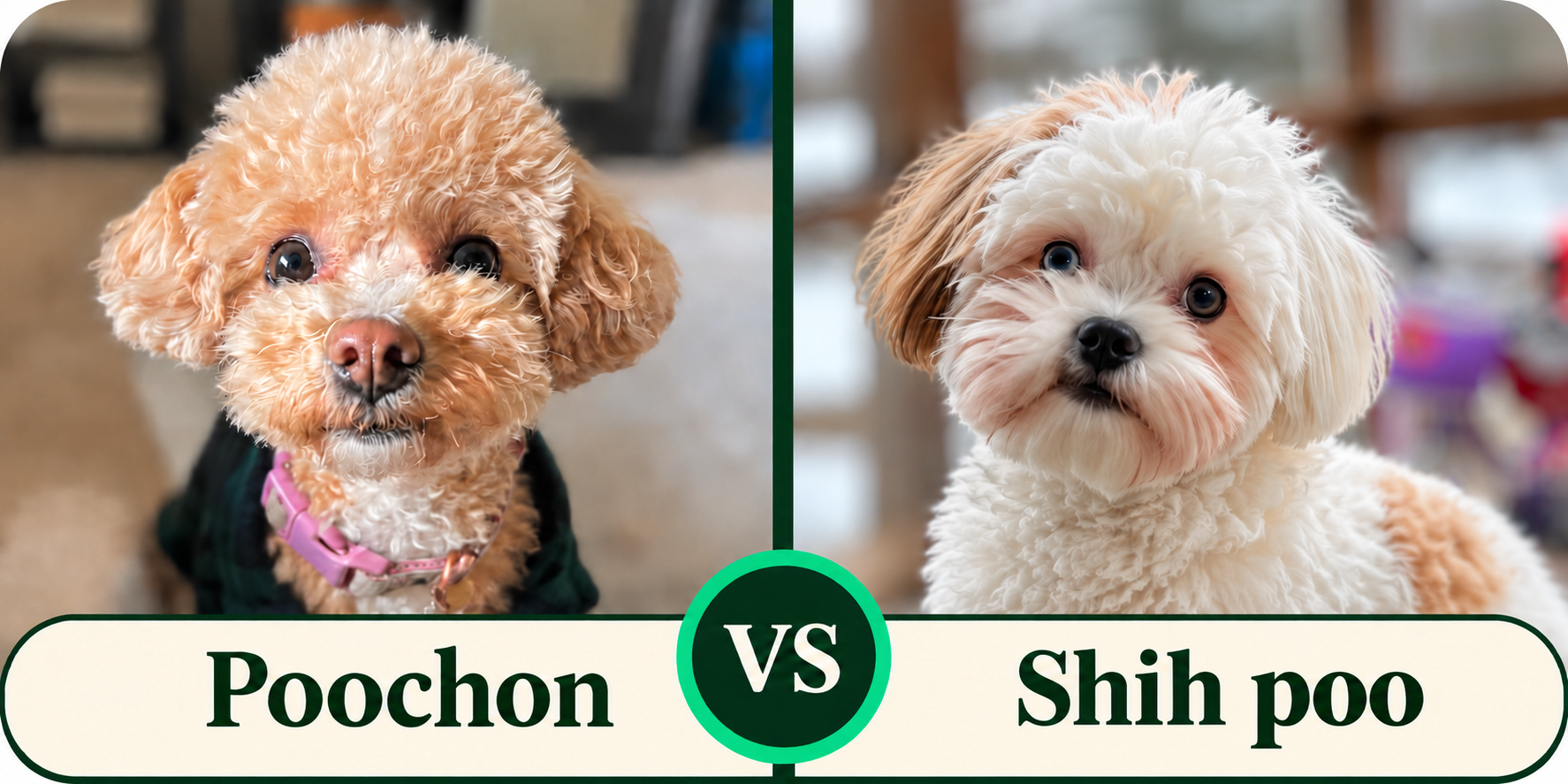 Poochon vs Shih Poo Comparison